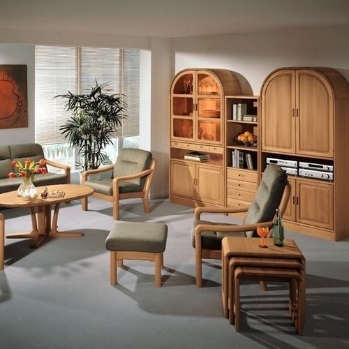 Poltrona design scandinavo - 1230H - dyrlund - in tessuto / in pelle / in faggio
