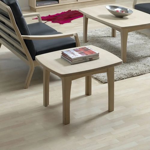 Tavolo d'appoggio design scandinavo - 9256EK - dyrlund - in rovere / con supporto in quercia / rettangolare