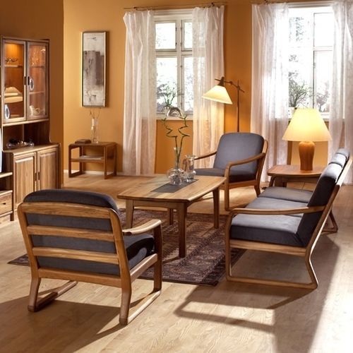 Tavolino basso design scandinavo - 9285S - dyrlund - in teak / con supporto in teak / rettangolare