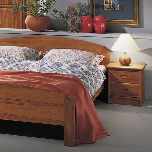 Comodino in stile scandinavo - 1139M - dyrlund - in teak / con supporto in teak / rettangolare