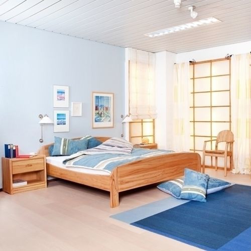Comodino in stile scandinavo - 2137M - dyrlund - in faggio / con supporto in faggio / rettangolare