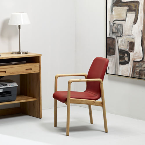 Sedia tradizionale - 8477AL - dyrlund - da interno / in pelle / con supporto in faggio