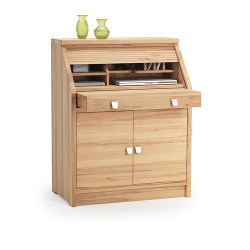 Scrittoio tradizionale - 5252K - dyrlund - in teak / con vano contenitore / con ripiano