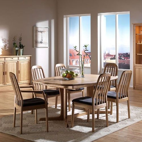 Tavolo tradizionale - 9244 OAK - dyrlund - in legno / con supporto in legno / rettangolare