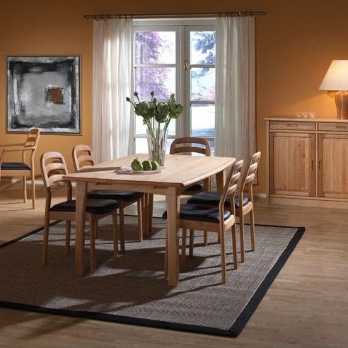 Tavolo da pranzo design scandinavo - 9248 ALDER - dyrlund - in legno / con supporto in legno / rettangolare