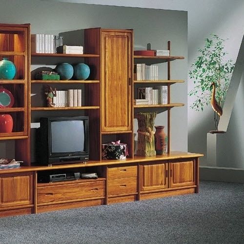 Parete attrezzata TV design scandinavo - FREDERIKSBORG - dyrlund - in legno