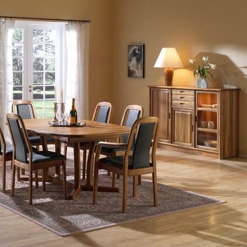 Credenza alta - 1122M - dyrlund - contemporanea / in legno / in vetro