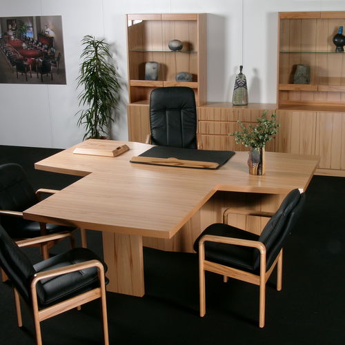 Tavolo da conferenza moderno - STARLINE 7601 - dyrlund - in legno / con supporto in legno / professionale