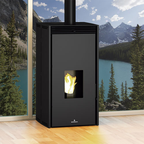 Stufa a pellet - FREE 6 (WITHOUT ELECTRICITY) - Bronpi - 0 - 5 kW / 6 kW / a pavimento