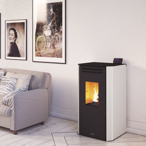 Stufa a pellet - TINA - Bronpi - 5 kW...10 kW / 0 - 5 kW / a pavimento