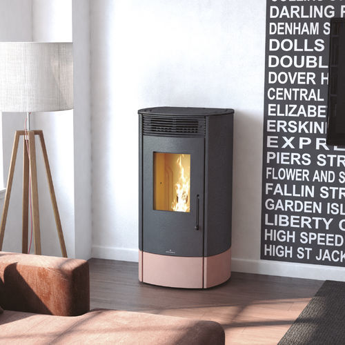 Stufa a pellet - TREBOL - Bronpi - 5 kW...10 kW / 0 - 5 kW / a pavimento