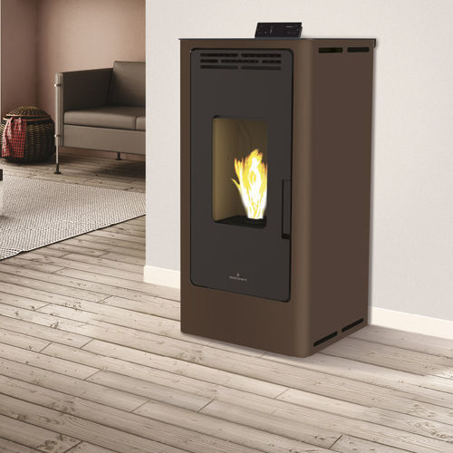 Stufa a pellet - KIRA - Bronpi - 5 kW...10 kW / 0 - 5 kW / a pavimento