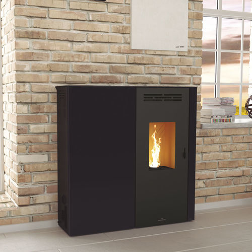 Stufa a pellet - LUPE - Bronpi - 5 kW...10 kW / 0 - 5 kW / a pavimento
