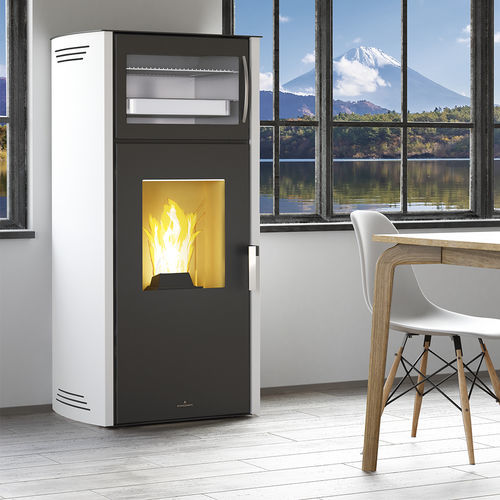 Stufa a pellet - NOA HORNO - Bronpi - 5 kW...10 kW / 0 - 5 kW / a pavimento