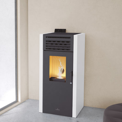 Stufa a pellet - ADEL - Bronpi - 5 kW...10 kW / 10 kW...20 kW / a pavimento