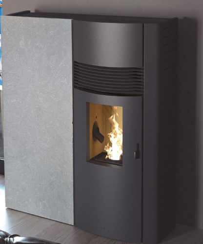 Stufa a pellet - ADRY - Bronpi - 5 kW...10 kW / a pavimento / contemporanea