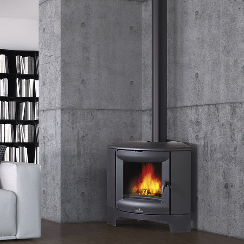 Stufa a legna - BREMEN - Bronpi - 11.5 kW / a pavimento / ad angolo