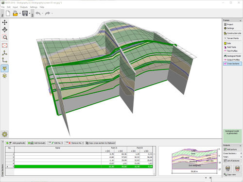 Software CAD - STRATIGRAPHY - FINE - di gestione di cantieri / di calcolo geotecnico / per strutture in calcestruzzo