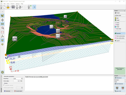 Software di disegno - TERRAIN - FINE - di modelizzazione / di calcolo / per strutture in calcestruzzo