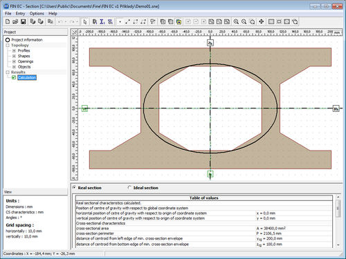 Software di analisi strutturale - SECTION  - FINE - per struttura in acciaio / 2D