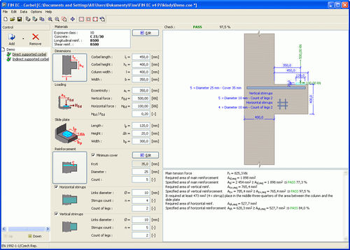 Software di analisi strutturale - CORBEL - FINE - per strutture in calcestruzzo / per struttura in acciaio / 2D