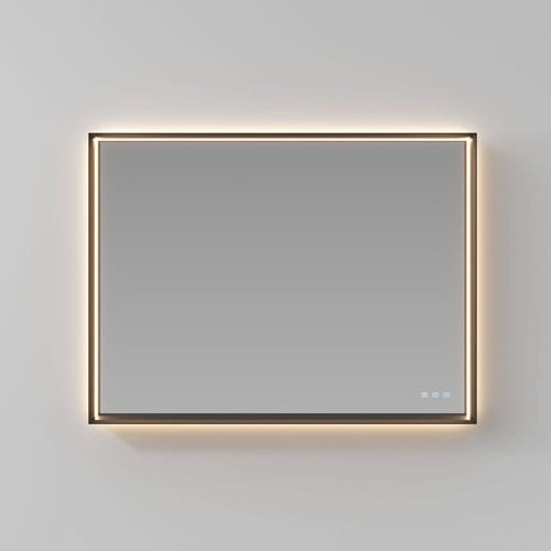 Specchio da bagno a muro - PIGRECO BACKLIT - IDEAGROUP - contemporaneo / rettangolare / in alluminio