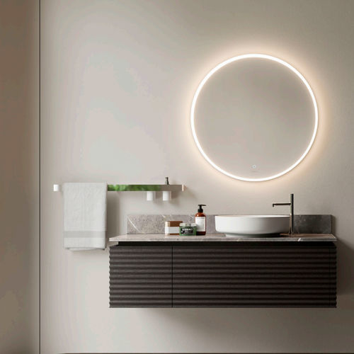 Mobile lavabo sospeso - DOLCEVITA 5 - IDEAGROUP - in legno / contemporaneo / senza ante