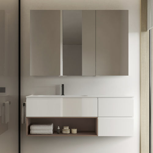 Mobile lavabo sospeso - 22 - IDEAGROUP - in composito / contemporaneo / senza ante