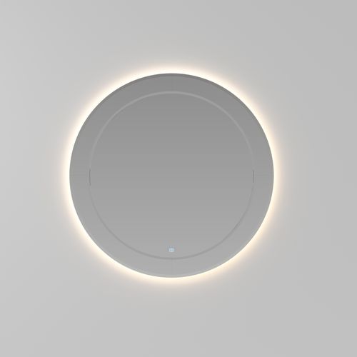 Specchio da bagno a muro - MARTE rétroéclairé - IDEAGROUP - contemporaneo / rotondo / luminoso a LED