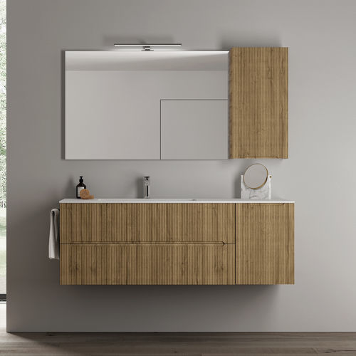 Specchio da bagno a muro - ELMA - IDEAGROUP - contemporaneo / rettangolare / orizzontale