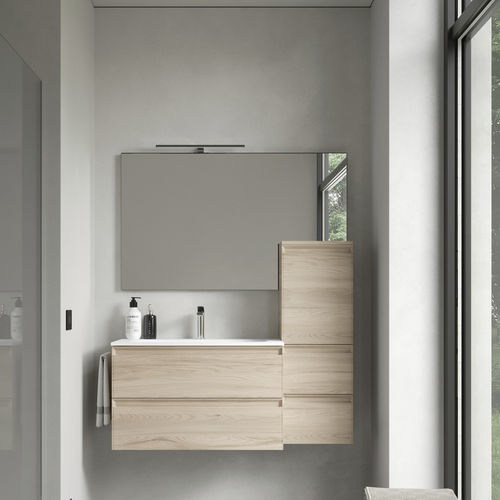 Specchio da bagno a muro - ELMAS  - IDEAGROUP - contemporaneo / rettangolare / orizzontale