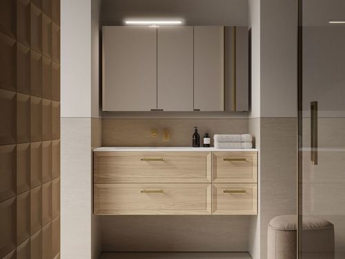 Mobile con lavabo per uso residenziale - PROVENCE 06 - IDEAGROUP - per uso contract
