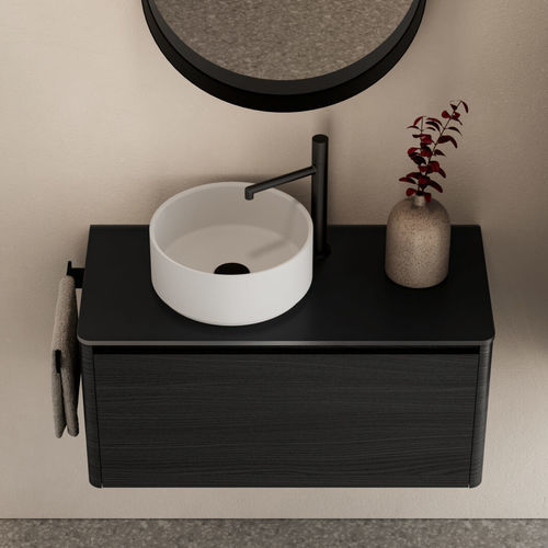 Lavabo da appoggio - SOLE - IDEAGROUP - in materiale composito / in resina / finitura opaca