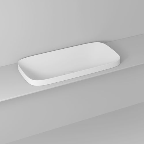 Lavabo da incasso - ALVEO - IDEAGROUP - in ceramica / finitura opaca / lucido
