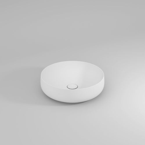 Lavabo da appoggio - SEED - IDEAGROUP - in ceramica / finitura opaca / lucido