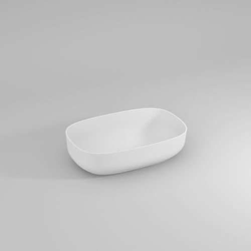 Lavabo da appoggio - LAGUNA05 - IDEAGROUP - in Cristalplant® / personalizzabile / finitura opaca