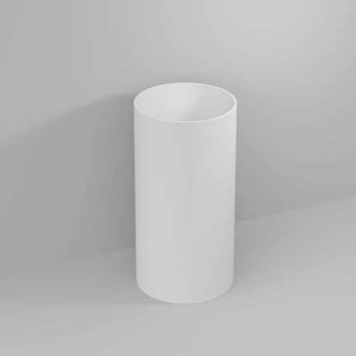 Lavabo autoportante - CILINDRO - IDEAGROUP - in Cristalplant® / cilindrico / senza foro