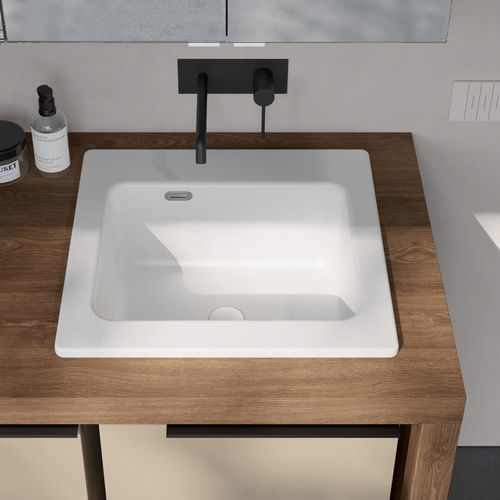 Vaschetta di scarico da semincasso - NANCO - IDEAGROUP - in ceramica