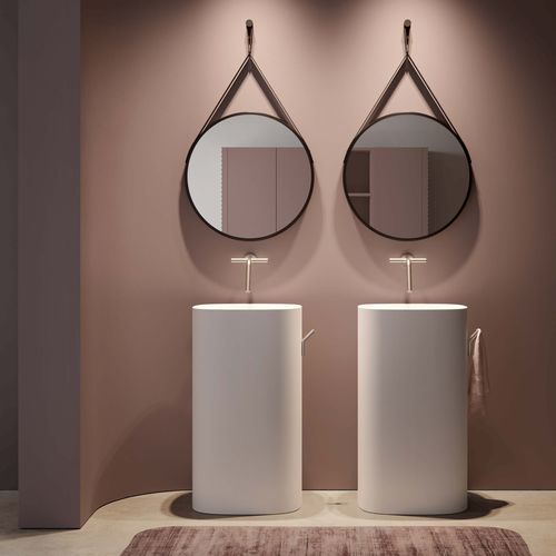 Mobile da bagno contemporaneo - DOLCEVITA 8 - IDEAGROUP - per uso residenziale / in legno / in acciaio inossidabile