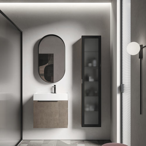 Mobile da bagno contemporaneo - MY TIME 23 - IDEAGROUP - per uso residenziale / in legno / in ceramica