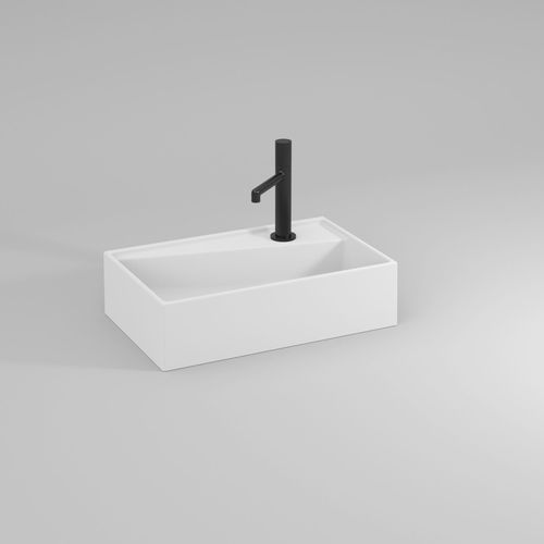 Lavabo da appoggio - LAM 45 - IDEAGROUP - in ceramica / di lunga durata / singolo