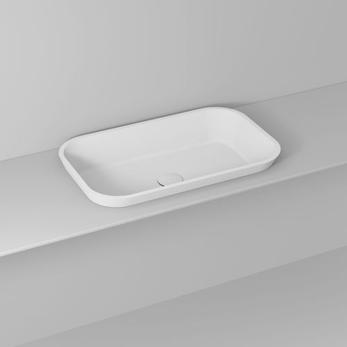 Lavabo da incasso - COSMO  - IDEAGROUP - in Solid Surface / di lunga durata / singolo
