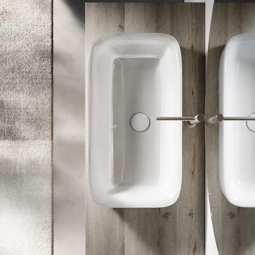 Lavabo da incasso - SOUL  - IDEAGROUP - in ceramica / di lunga durata / singolo