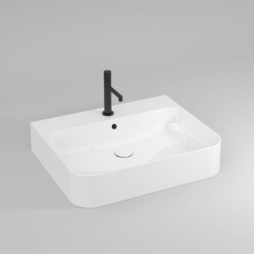 Lavabo da appoggio - SLIM MONOCOMANDO - IDEAGROUP - in ceramica / di lunga durata / singolo