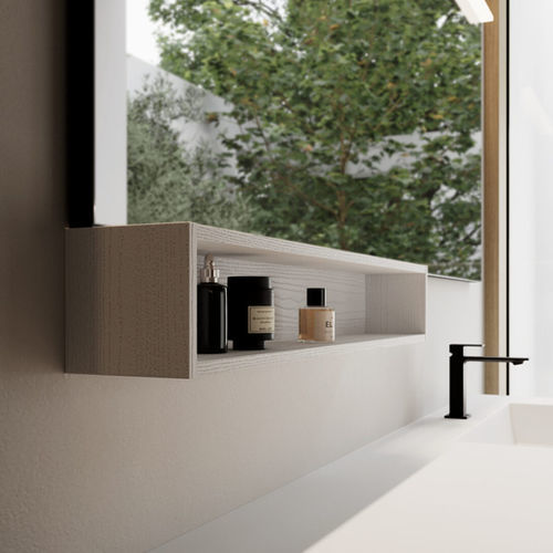 Mensola - LINEAR - IDEAGROUP - contemporaneo / in metallo / in legno