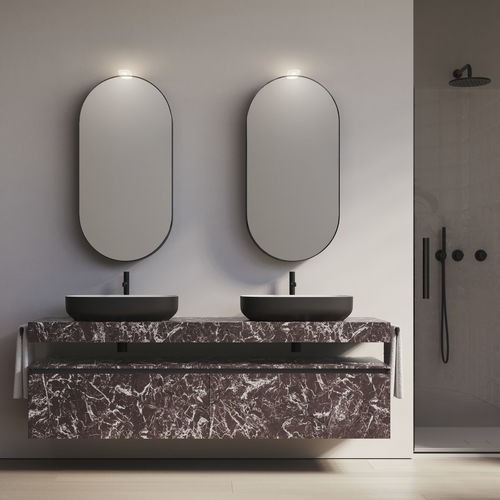 Mobile da bagno moderno - CUBIK 29 - IDEAGROUP - per uso residenziale / in legno / in HPL