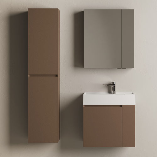 Mobile da bagno moderno - CUBIK 36 - IDEAGROUP - per uso residenziale / in legno / in HPL
