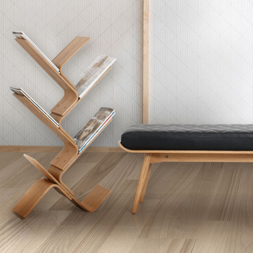 Portariviste contemporaneo - SOLA - Comfortel - per parrucchiere / in legno / marrone