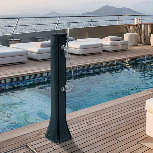 Doccia da esterno per piscina - HAPPY GO - POOLSTAR - multifunzione / lavapiedi / solare