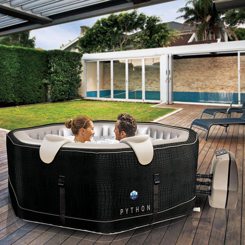 Spa fuoriterra - PYTHON - POOLSTAR - ottagonale / 6 posti / 5 posti
